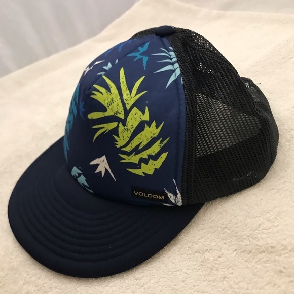 Volcom Adjustable SnapBack Mesh Youth Beach Cap - Picture 7 of 15
